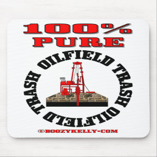 Alfombrilla De Ratón Basura pura del campo petrolífero del 100%,