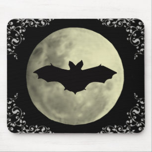 Alfombrilla De Ratón Bat Black Mouse Pad