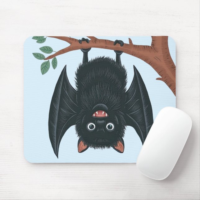 Alfombrilla De Ratón Bat colgante (Con ratón)