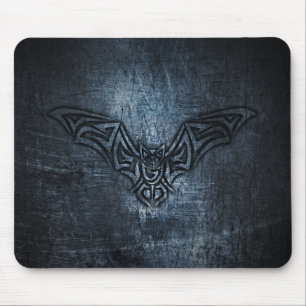 Alfombrilla De Ratón Bat Tribal Steel Metallic