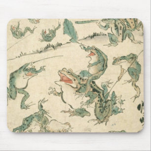 Alfombrilla De Ratón Batalla De Las Ranas - Kawanabe Kyosai