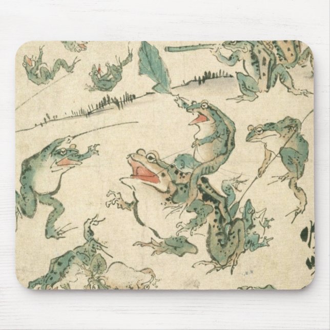 Alfombrilla De Ratón Batalla De Las Ranas - Kawanabe Kyosai (Frente)