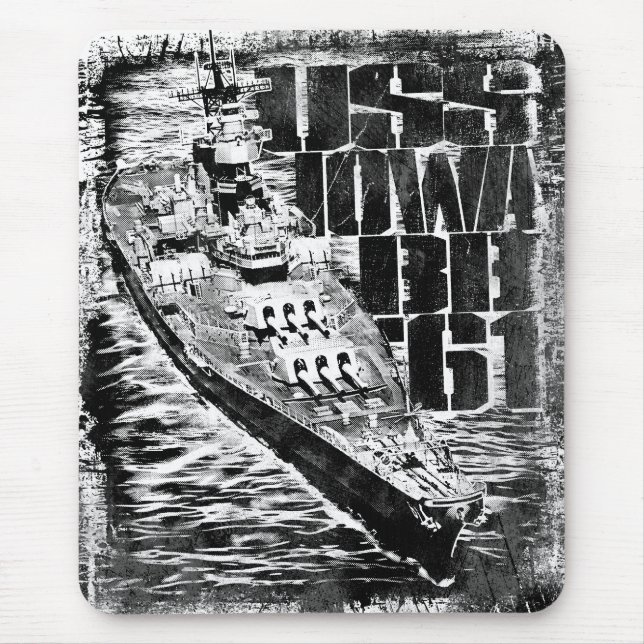 Alfombrilla De Ratón Batalla Iowa Mousepad (Frente)