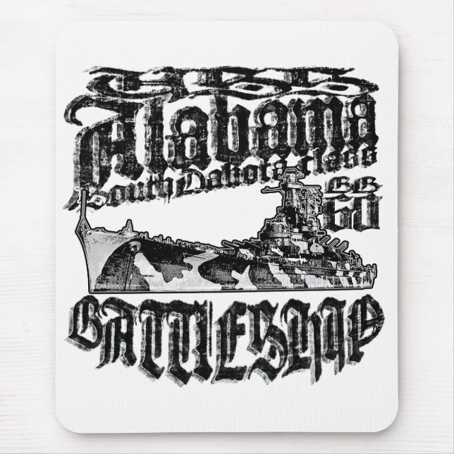 Alfombrilla De Ratón Batallero Alabama Mousepad (Frente)