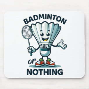 Alfombrilla De Ratón Batería De Personalizado Badminton For ever Y Grap