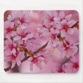 Alfombrilla De Ratón Bathin in Pink Japanese Cherry Blossoms