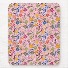 Alfombrilla De Ratón Batik Moderno Victoria Rosa