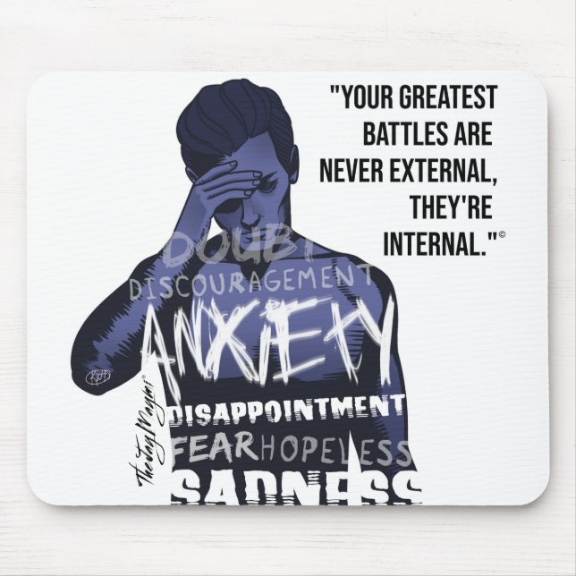 Alfombrilla De Ratón Battle (Batalla) Mouse Pad (Frente)