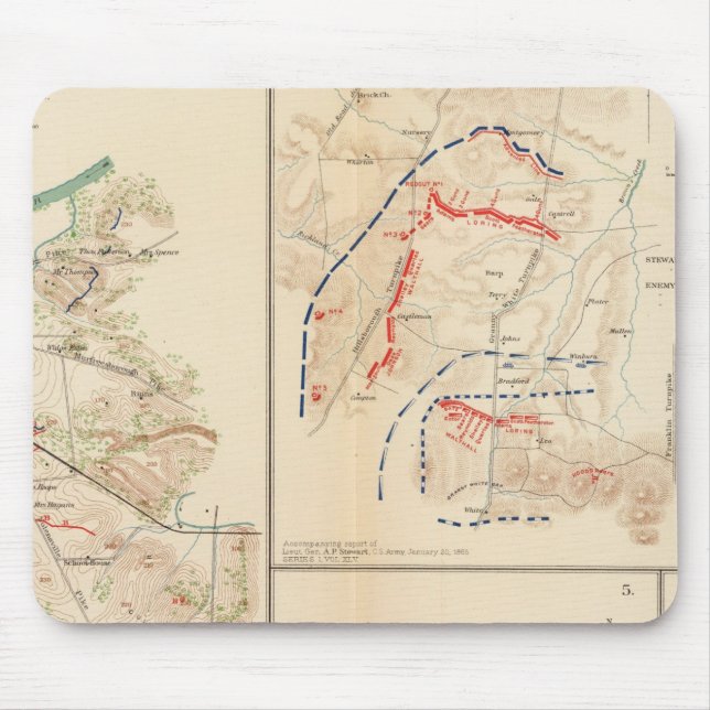 Alfombrilla De Ratón Battlefield, Nashville, Tenn (Frente)