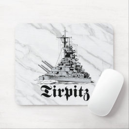 Alfombrilla De Ratón Battleship Tirpitz Mousepad