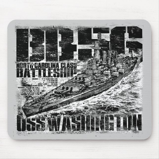 Alfombrilla De Ratón Battlesleswie Washington Mouse Pad (Frente)
