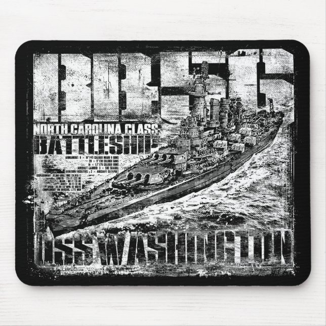 Alfombrilla De Ratón Battlesleswie Washington Mouse Pad (Frente)