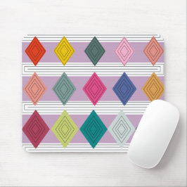 Alfombrilla De Ratón Bauhaus Diamond Quilt