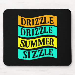 Alfombrilla De Ratón Bbq Tee Funny Drizzle Drizzle Summer Sizzle