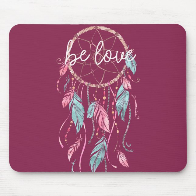 Alfombrilla De Ratón Be Love Dream Catcher (Frente)
