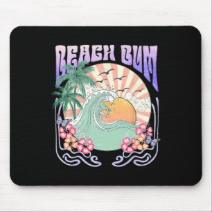 Alfombrilla De Ratón Beach Bum Sunset Summer Vacation Hawaii Family Mat