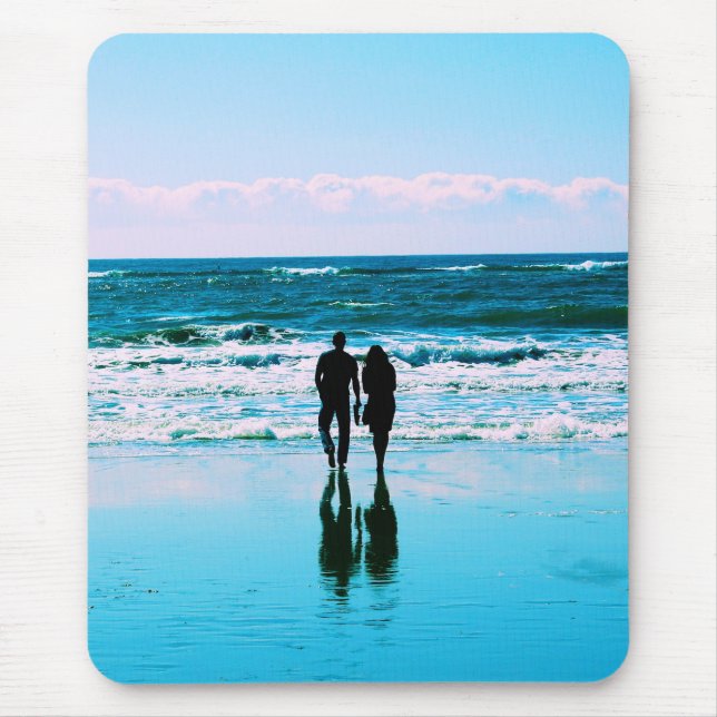 Alfombrilla De Ratón Beach Romance Mousepad (Frente)