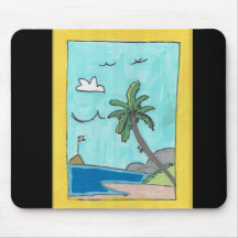 Beach Scene Mousepad