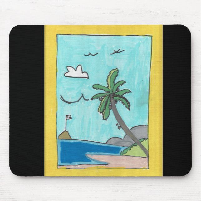 Alfombrilla De Ratón Beach Scene Mousepad (Frente)