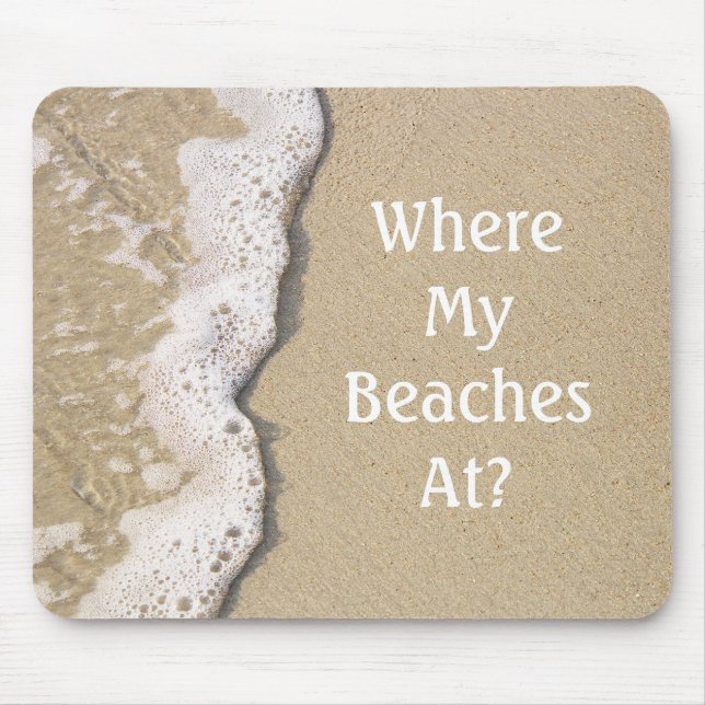 Alfombrilla De Ratón Beach Shore Mousepad (Frente)