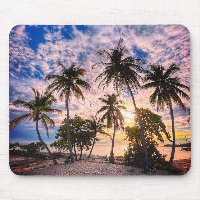 Alfombrilla De Ratón "Beach Sunrise" Mousepad (Frente)