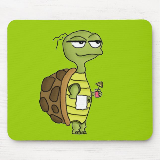 Alfombrilla De Ratón Beach Tortoise Mousepad (Frente)