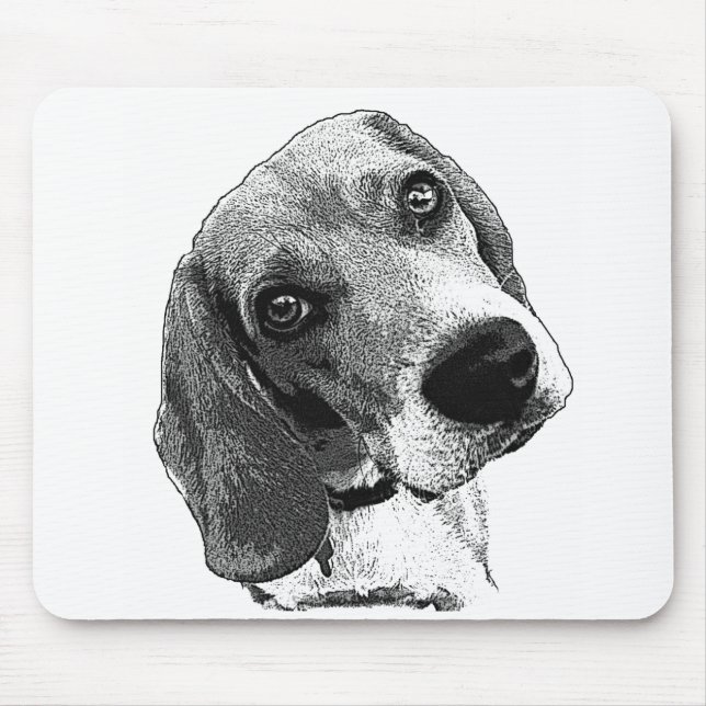 Alfombrilla De Ratón Beagle (Frente)