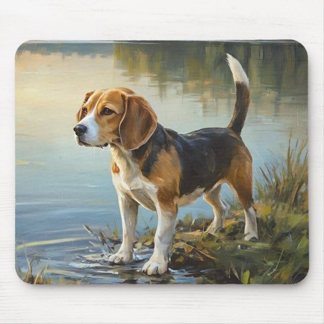 Alfombrilla De Ratón Beagle (Frente)