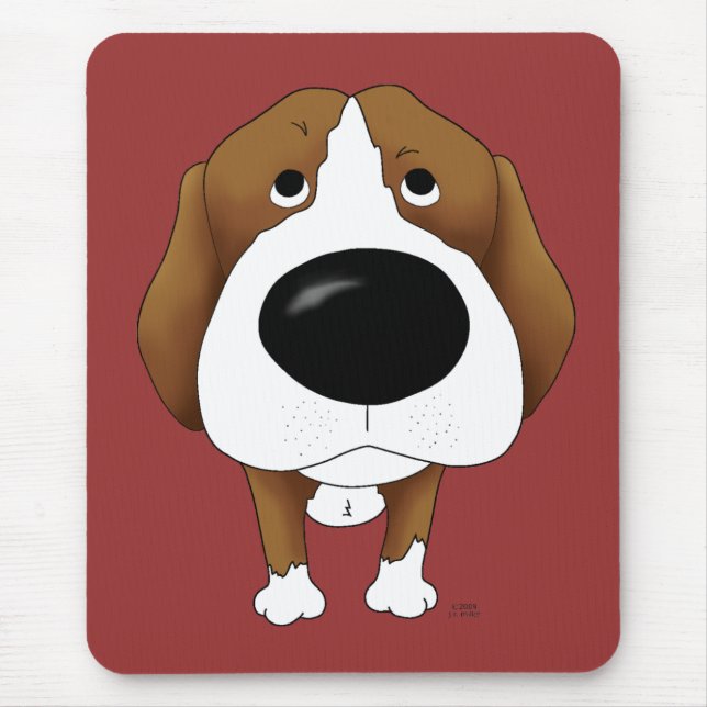 Alfombrilla De Ratón Beagle Mousepad (Frente)