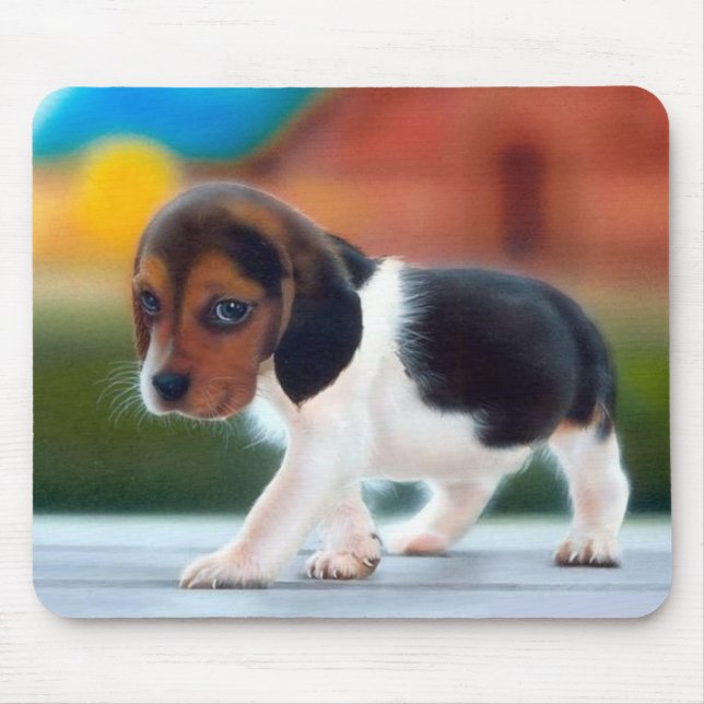 Alfombrilla De Ratón Beagle Mousepad (Frente)