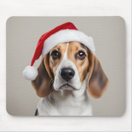 Alfombrilla De Ratón Beagle Navidades