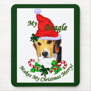 Alfombrilla De Ratón Beagle Navidades Gifts