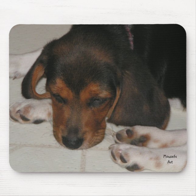 Alfombrilla De Ratón Beagle Puppy Mousepad (Frente)