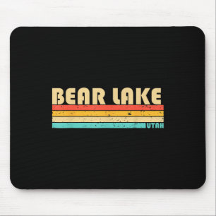 Alfombrilla De Ratón Bear Lake Utah Graciosa Pesca Camping Verano