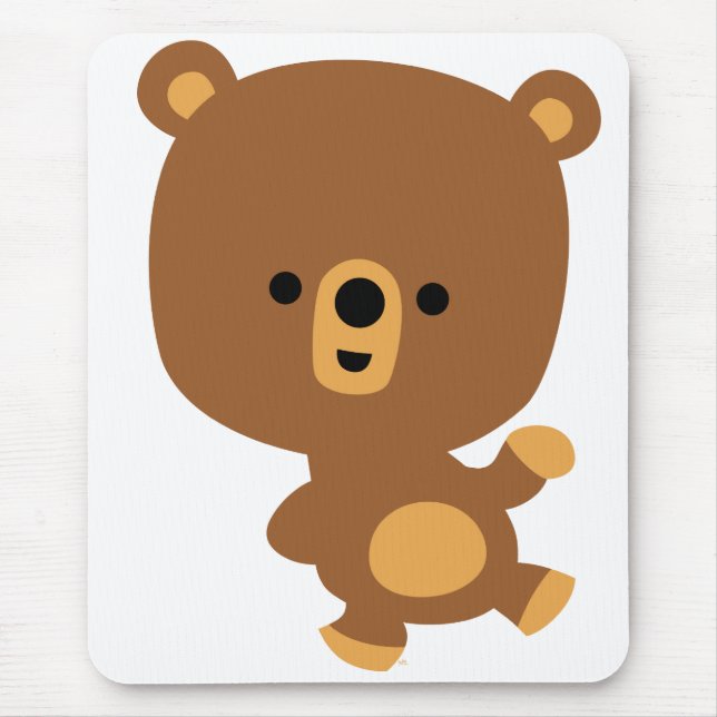 Alfombrilla De Ratón Bear Mousepad, Personalizado amable (Frente)