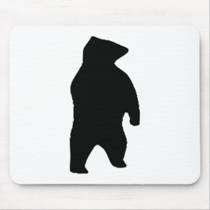 Alfombrilla De Ratón Bear Silhouette
