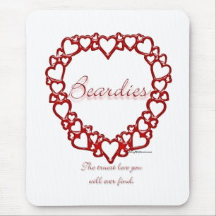 Alfombrilla De Ratón Beardie True Love
