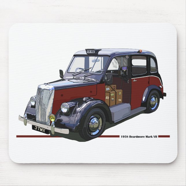 Alfombrilla De Ratón Beardmore MkII Taxi (Frente)