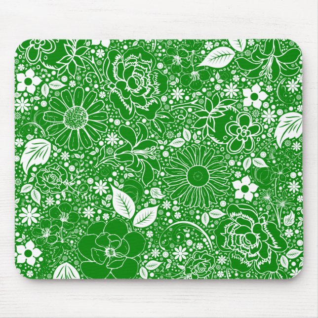 Alfombrilla De Ratón Beauties Green Mousepad (Frente)