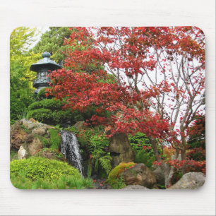 Alfombrilla De Ratón Beautiful Japanese Rock Garden with Pagoda