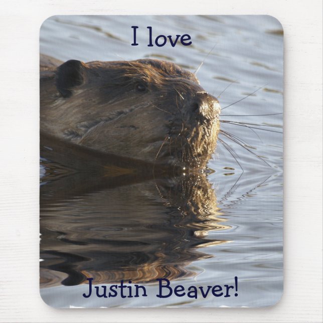 Alfombrilla De Ratón Beaver Mousepad (Frente)