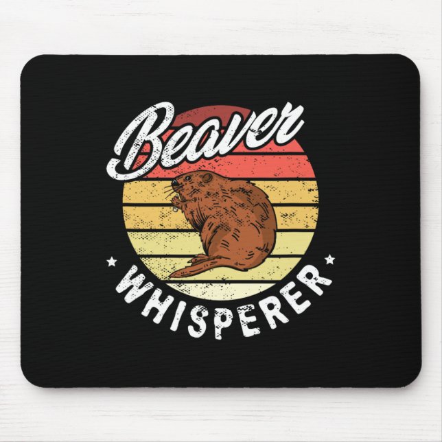 Alfombrilla De Ratón Beaver Whisperer Beaver Hunting Lover (Frente)