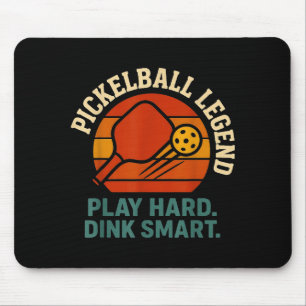 Alfombrilla De Ratón Beba responsablemente pickleball retro divertido v