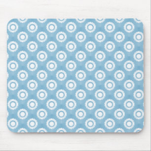 Alfombrilla De Ratón Bebé Blue Funky Flower Mousepad