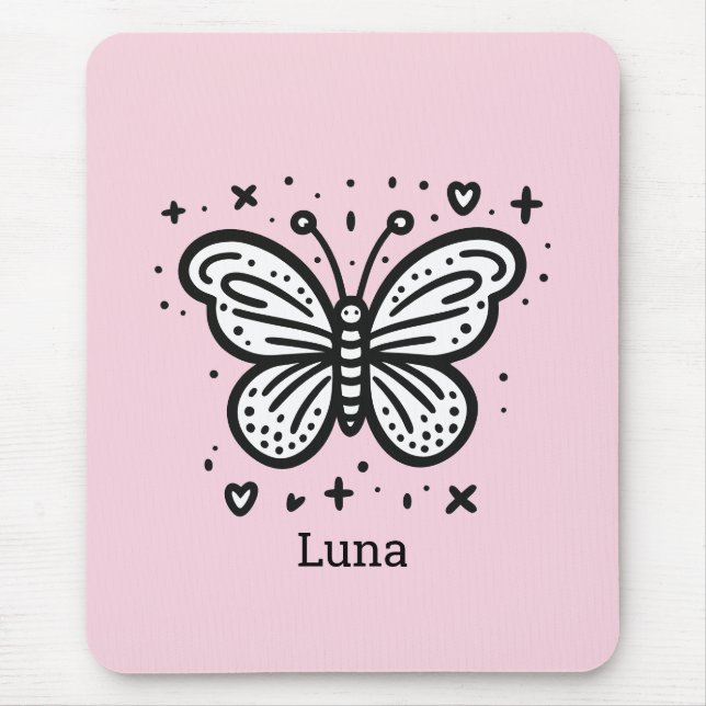 Alfombrilla De Ratón Bebé de búfalo fluffy - Animal de la granja Kawaii (Frente)