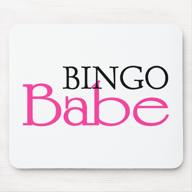 Alfombrilla De Ratón Bebé del bingo (Frente)