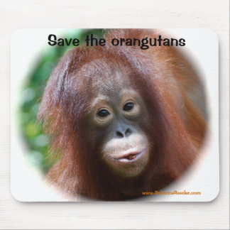 Alfombrilla De Ratón Bebé hermoso del orangután