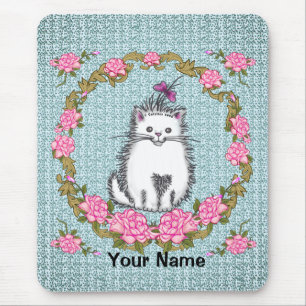 Alfombrilla De Ratón Bebé Kitten Cat Mousepad