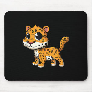 Alfombrilla De Ratón Bebé lindo Jaguar - Tee de amante de gato animal d