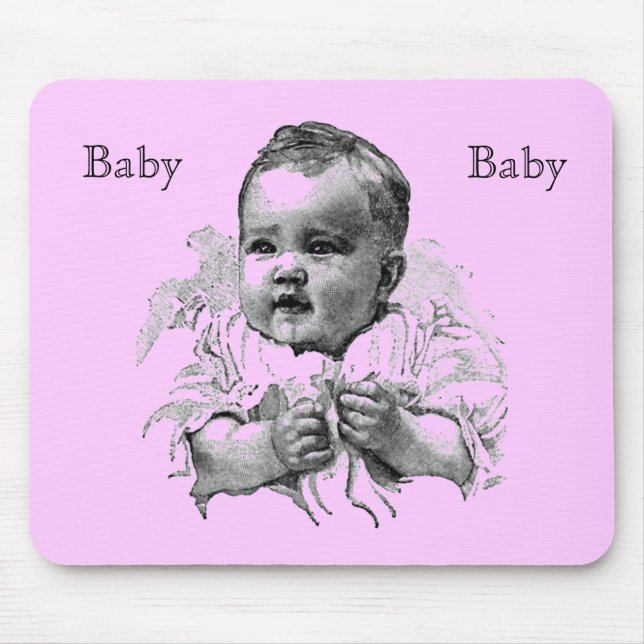 Alfombrilla De Ratón Bebé Mouse Pad (Frente)